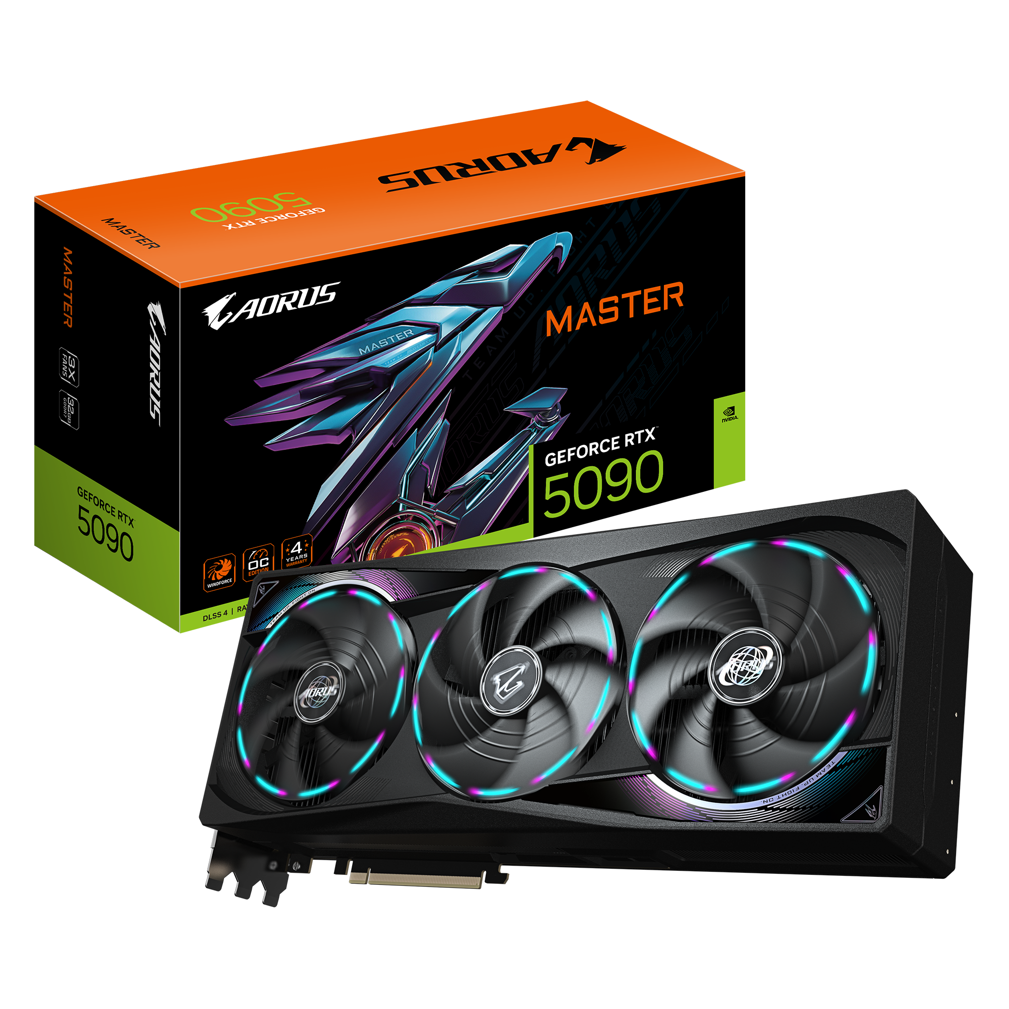 AORUS GeForce RTX™ 5090 MASTER ICE 32G