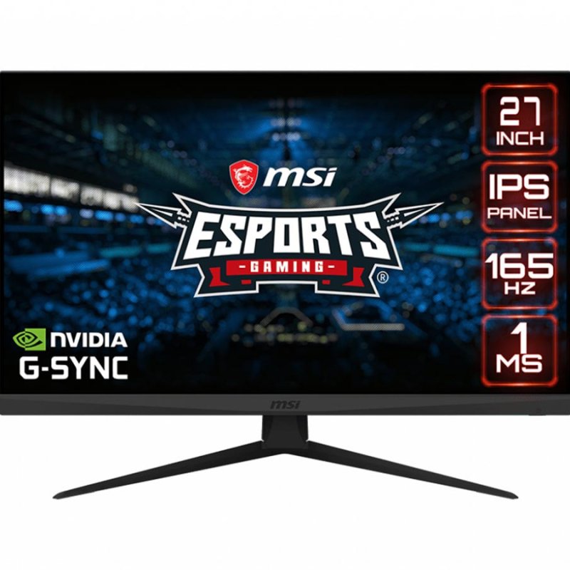 MSI Optix G273 27" IPS Panel Gaming Monitor | 165Hz Refresh Rate | NVIDIA G-SYNC Compatible | 178° Viewing Angle