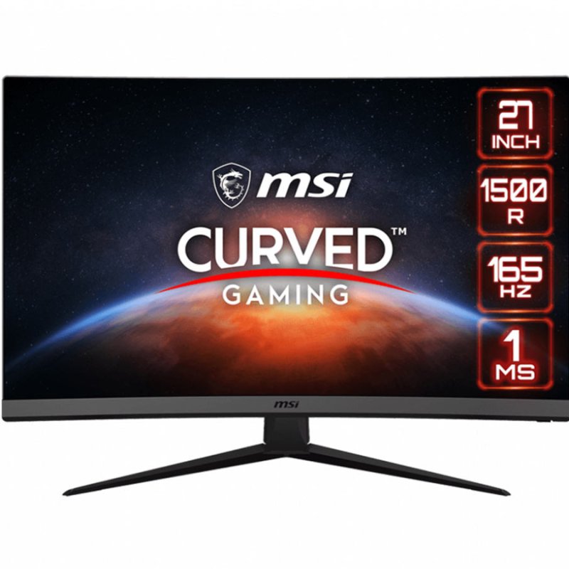 MSI Optix G27C7 27" FHD Gaming Monitor | 1500R Curved Gaming display | 165Hz Refresh Rate | AMD FreeSync | 178°  Viewing Angle